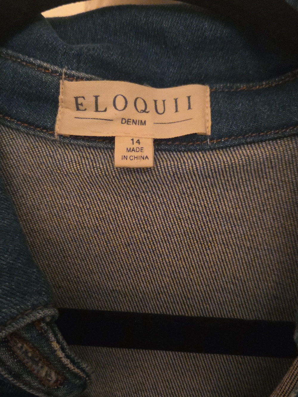 Eloquii Denim Jumpsuit - Picture 7 of 9